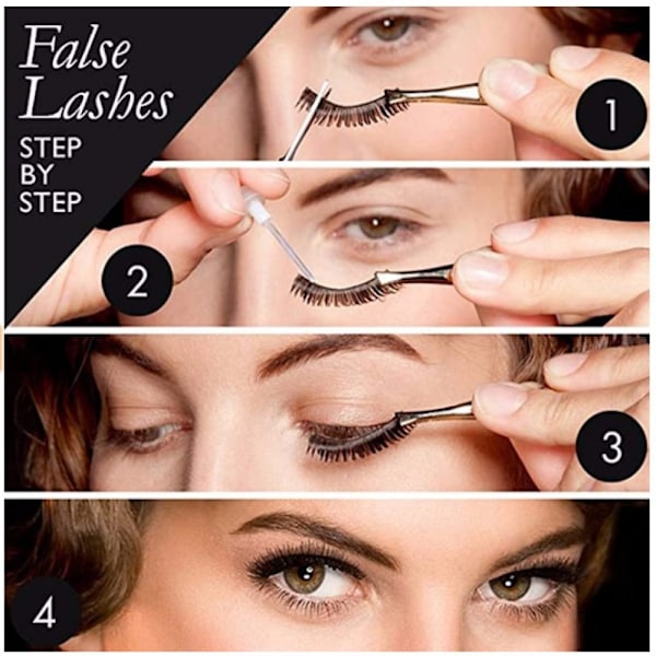 3D Mink Eyelashes Natural Look håndlagde falske øyevipper Fluffy Fake Lash Reusable Multipack, 5 PAKKE