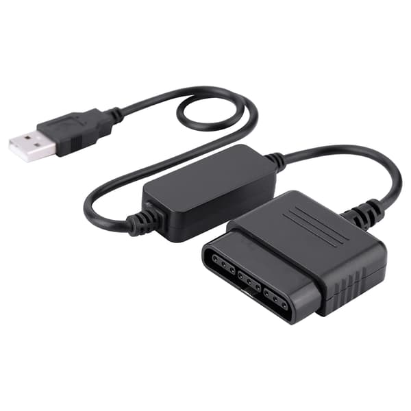 For PS2 til for PS3 PC spillkontroller Joystick til USB-konverteradapter for PlayStation2