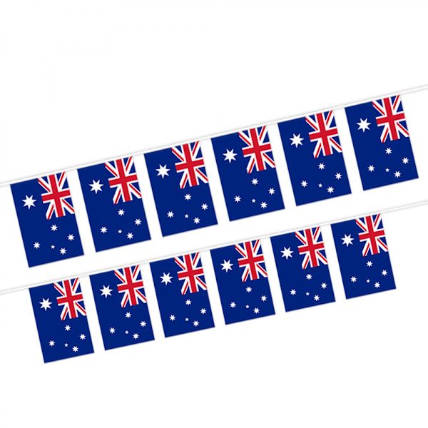 Australia Australian Flag Banner String,Small Mini Australia Pennant flags,For Grand Opening,Olympics,National Sports Events( 20 Flags )