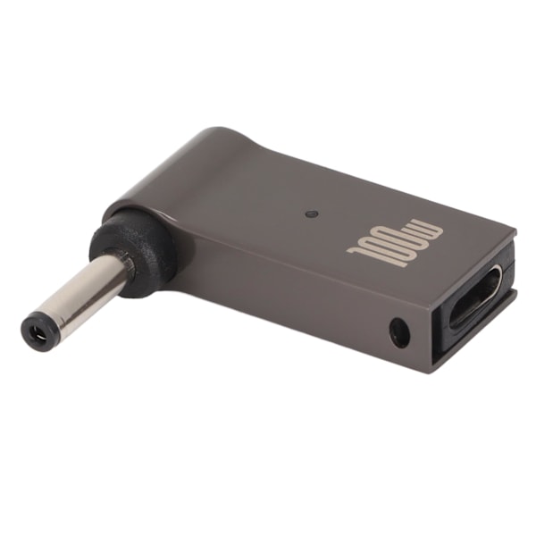 Laptopladdare Adapter Typ C Hona till DC Hane PD Flash Laddning Aluminiumlegering 100W Laddningsadapter 3.5x1.35mm