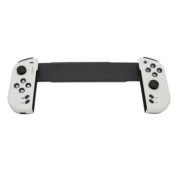Trådløs Gaming Controller Multifunktion 6 Akser Kropsfølelse Turbo Funktion Bluetooth Game Controller til Switch Joycon Ren Hvid