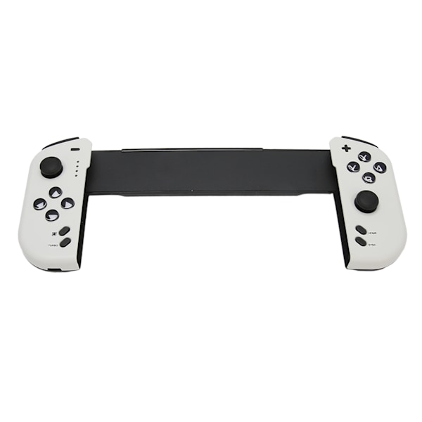 Trådløs spillkontroller Multifunksjon 6 akser Kroppssans Turbo-funksjon Bluetooth spillkontroller for Switch Joycon Pure White