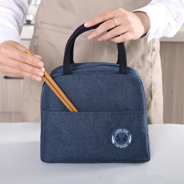 Lunsjpose Tote Bag Lunsjpose for Kvinner Lunsjboks Isolerte Lunsjbeholder