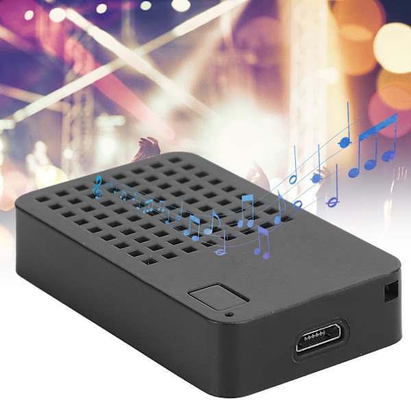 Mini Anti Lost Bluetooth-högtalare Bärbar Lång Uthållighet Leveranser för Hem Utomhus SportSvart