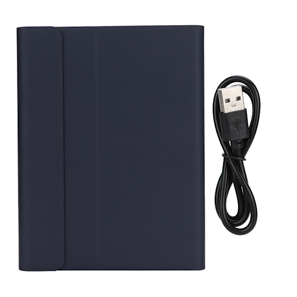 FT&#8209;1030E Smart Sleep Tablet Bluetooth-näppäimistösuoja kynälokerolla iOS-laitteille, tummansininen