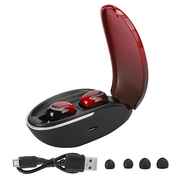TWS 5.0 Langattomat Bluetooth-kuulokkeet Urheilu Vedenpitävät Melunvaimennus Kuulokkeet Liiketoimintaan Gradient Red