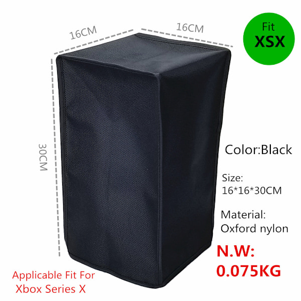 Nylon Støvbeskyttende Cover Skin Beskytter Sleeve til -Xbox Series X Konsol