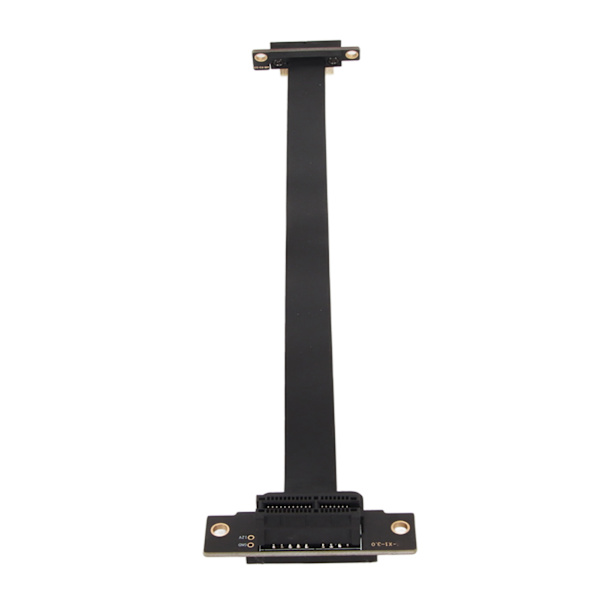 PCIE 3.0 1X -jatkokaapeli, kaksi 90 asteen suorakulmaista PCIE 3.0 1X -nousukorttisovitinta, nauhajatke 10 cm / 3,9 tuumaa