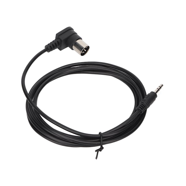 3,5 mm til DIN 8PIN-kabel Profesjonell 90 graders vinkel 3,5 mm til DIN 8PIN-konverterkabel for musikkinstrument 5,9 fot
