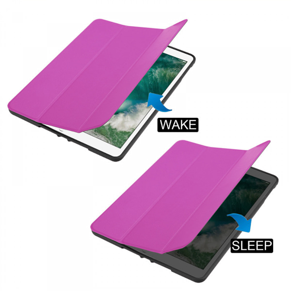 Kotelo iPad Air 5. sukupolvelle 2022/ iPad Air 4. sukupolvelle 2020 10,9 tuumaa, kolminkertainen jalustakotelo PC-taustalla Automaattinen herätys/unitila