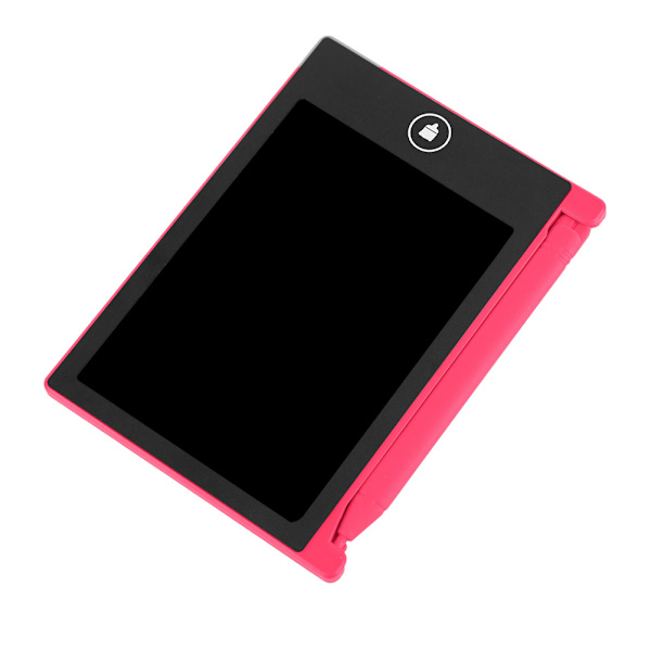 Digital bärbar 4,5 tums Mini LCD-panel Tablet Skrivtavla för barn Vuxen Rosa