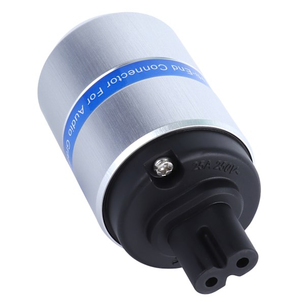 Monosaudio F186 C7 Puhdas Kupari Audio Virtapistoke IEC320 Sisäinen Kierreliitin 25A/