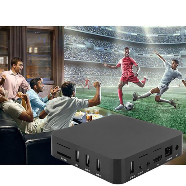 For MXQ 4K RK3229 1+8G WiFi BT STB Smart TV Box HD Smart Media til Android 7.1