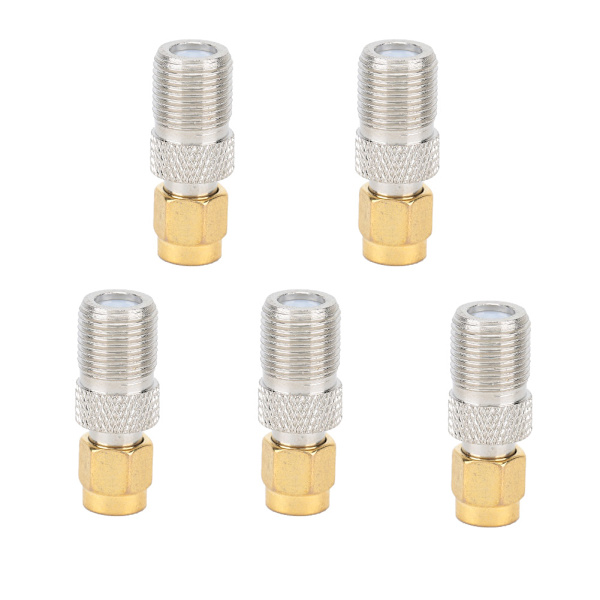 5 st SMA hane till F hona RF koaxialadapter omvandlare kontakt