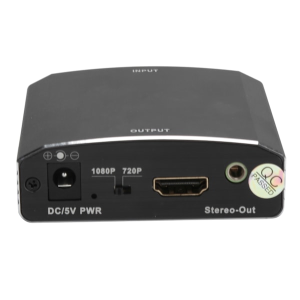 HD-videokonverter SCART till High Definition Multimedia Interface-signalöverförare 100-240VAU-kontakt