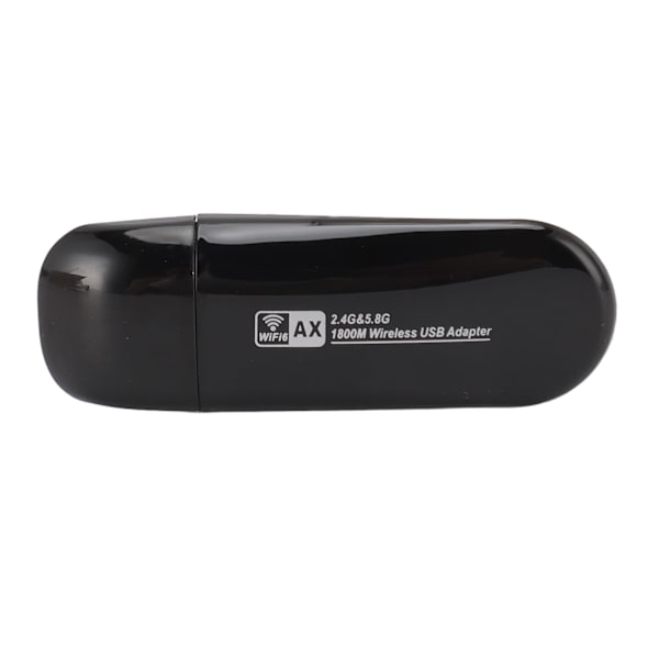 USB3.0 WiFi 6 -sovitin AX1800M 2.4Ghz 5.8Ghz Nopea WiFi-sovitin Windows 11 10:lle Androidille Linuxille IOS:lle