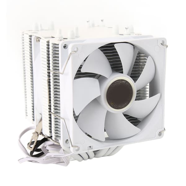 9CM CPU-køler Dobbelt tårn 6 kobbervarmerør Dobbelt CPU luftkøler Stille computer CPU-køleventilatorer med beslag til Intel