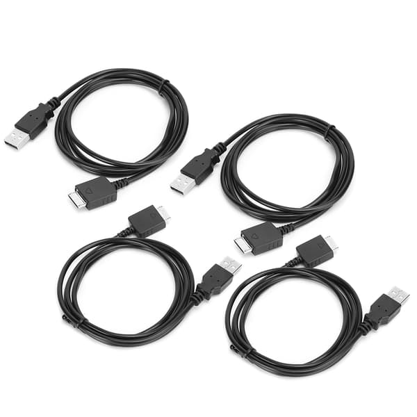 4 stk. PVC Mp3 datakabel Profesjonell dataoverføring ladekabel for SONY Walkman