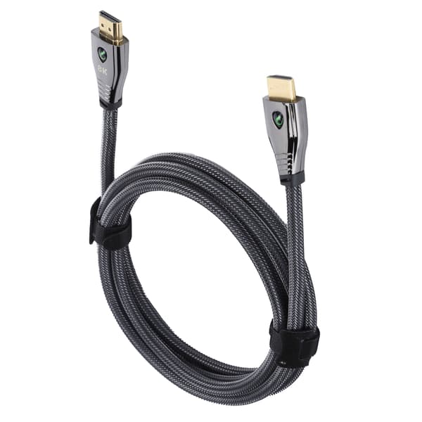 Adapterkabel med LED-transmission dynamisk version 2.1 8K ved 60Hz til HDMI Line2meter