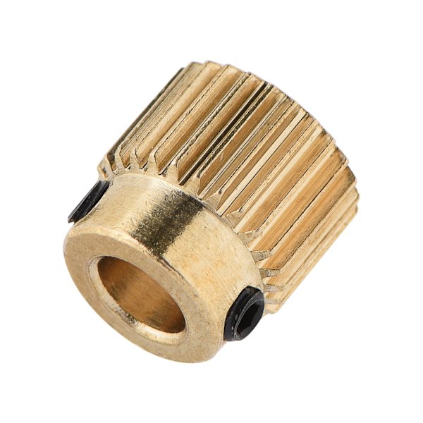 10 st 3D-skrivartillbehör Högkvalitativt mässingsdrivväxel för MK7 MK8-extruder 26 tänder