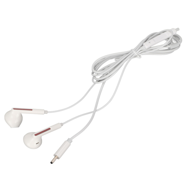 USB C -kuulokkeet Professioanl HiFi Stereo Noise Canceling Volume Control Type C -nappikuulokkeet Xiaomi-puhelimille Huawei Red