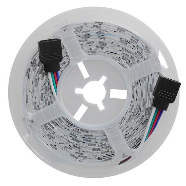 Ljusremsor 5m RGB Flera effekter Dubbelsidig tejp Fjärrkontroll Belysning för bar 110V240V