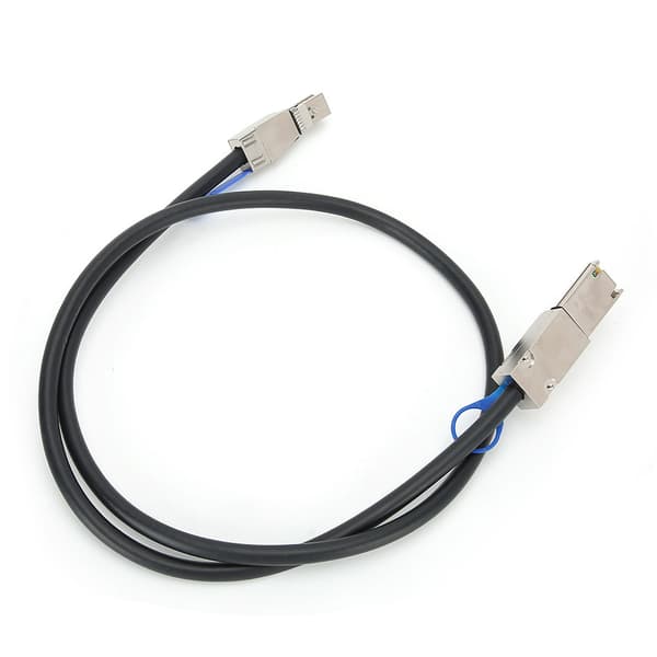 Serverkabel Svitsjkabel Datakabel Datamaskin Tilbehør MINI SAS SFF-8644 til SFF-8088 1-Meter
