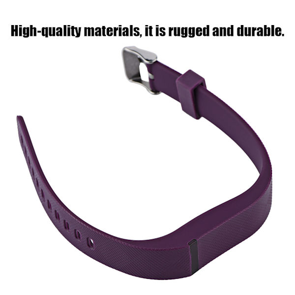 Smart armband handledsrem för Fitbit Flex enfärgad rem ersättningstillbehör lila