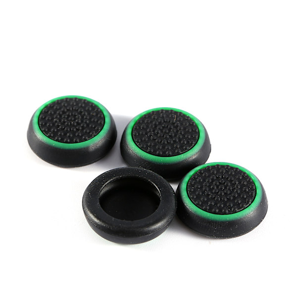 4 stk. silikone controller joystick greb hætte cover til PS3 PS4 XBOX grøn