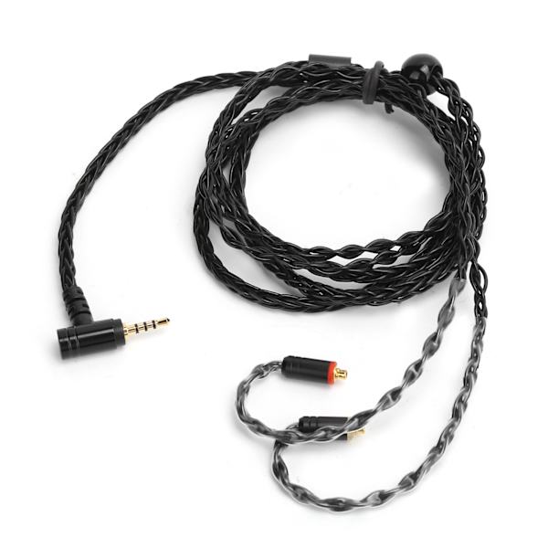 25 Core Silver Plated Cable OFC Upgrade Audio Cable til MMCX Connector til Shure SE215Black 2.5 Balanced Head