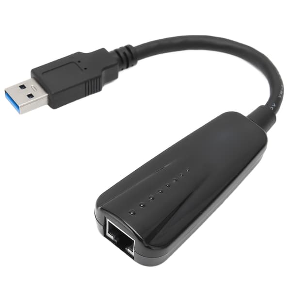 USB til Ethernet-adapter 10/100/1000M USB 3.0 til RJ45 LAN ABS Net-adapter kompatibel med Windows for Linux for OS X