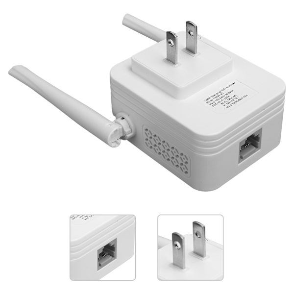 EDUP Repeater WallPlug WiFi Extender DualBand Trådlös Signalförstärkare AC1200M