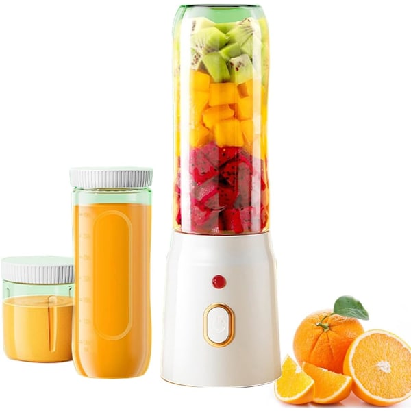 Bærbar Blender - 10 Rustfrie Stålblader - Bærbar Blender For Smoothies - Frukt & Grønnsaksjuice - Ideell for Reise, Sport og Kjøkken