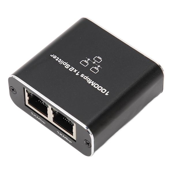 1000 Mbps Ethernet-kabelsplitter 1 til 2 Kompatibel med Cat5 Cat5e Cat6 Cat7 To enheder deler RJ45-netværkssplitter