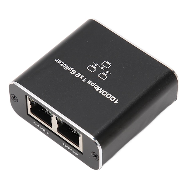 1000Mbps Ethernet-kabeldelare 1 till 2 Kompatibel med Cat5 Cat5e Cat6 Cat7 Två enheter Dela RJ45 Nätverksdelare