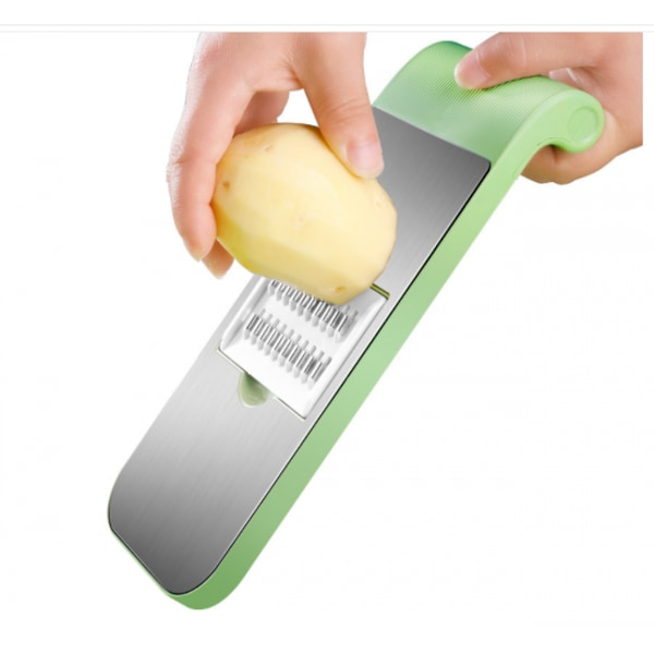 Grönsakshackare, grönsaksskärare matskärare tärningsskärare, 3 utbytbara blad set grönsaksskärare för vitlök, morot, potatis, tomat