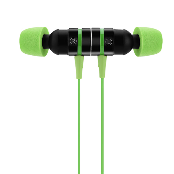 PLEXTONE G20 brusreducerande magnet in-ear hörlurar headset med mikrofon grön