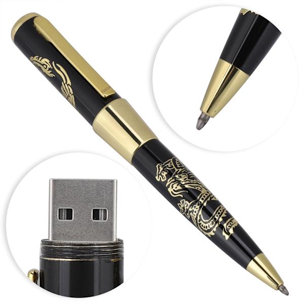 Bärbar två-i-ett U-diskpenna med stor kapacitet USB-minne för Win98/ME/2000(128G)