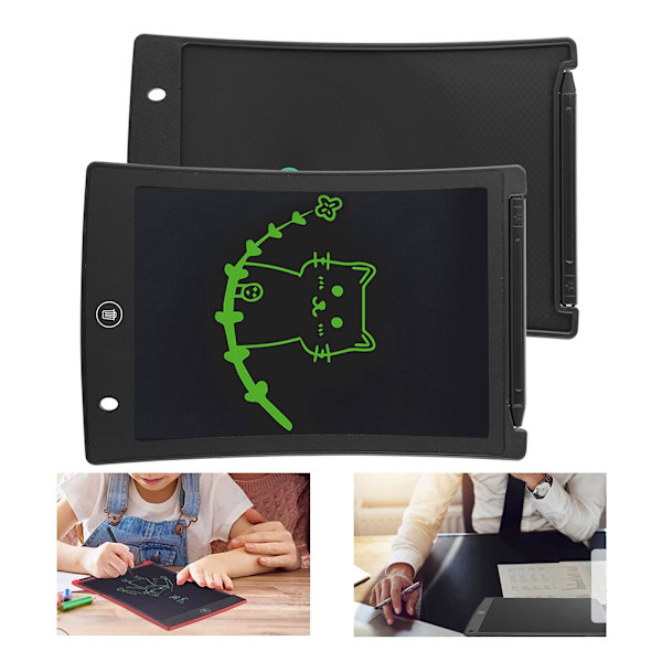 8,5-tums LCD-skärm Handskrift E-Writing Board Writing Business Drawing Tablet Memo Svart