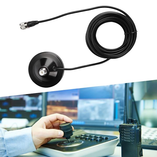 5m magneettinen kiinnitys pyöreä pohja-antenni imukuppi syöttökaapeli Walkie Talkie