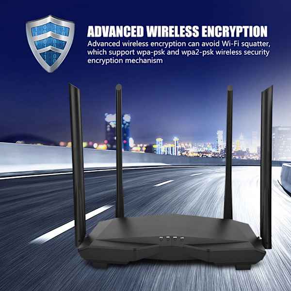Tenda/ Tengda AC6  Hemantenn trådlös router 1200M wifi 5G överföringshastighet