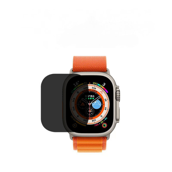 2 stk personvern skjermbeskytter kompatibel for Apple Watch 8 45mm  [Oppgradert anti-spion film] Myk anti-ripe film