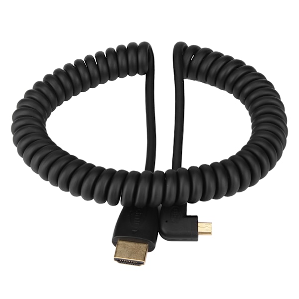 Oikean kulman HDMI-Micro HDMI HD-muunninsovitinjatkeen kaapeli 1080P vakaa