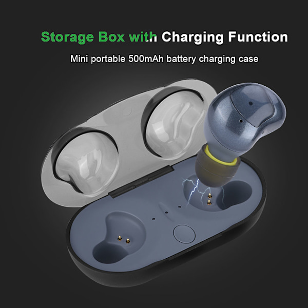 TWS Langattomat Bluetooth-kaksoiskuulokkeet Stereo-kuulokkeet Korvanappikuulokkeet HIFI Hikinpitävät