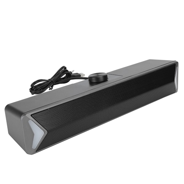 SADA Hjemme skrivebord Mini Subwoofer Uavhengig roterende volumknapp Høytaler D6Silver