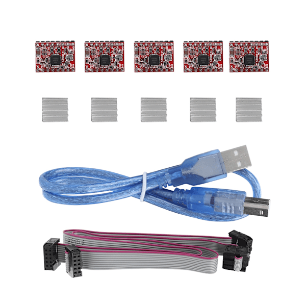 3D-printer-bundkort RAMPS 1.4 Shield/kredsløbskort/steppermotor/LCD til Arduino RepR