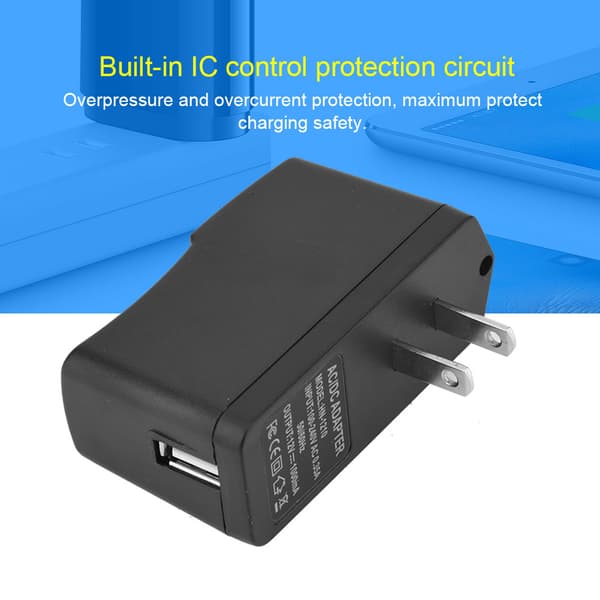 12V 1A Strømadapter Universell USB-grensesnitt Laderplugg