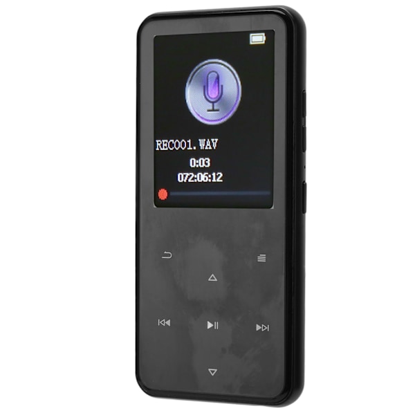 MP3-soitin, älykäs HD-kohinanvaimennus, Bluetooth 5.0, tukee FM-radiota, e-kirjaa, musiikkisoitin kotiin, 2,4 tuumaa