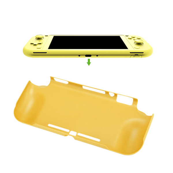 For Switch Lite spillkonsoll kontroller gamepad PC halvdekket deksel beskyttende deksel gul