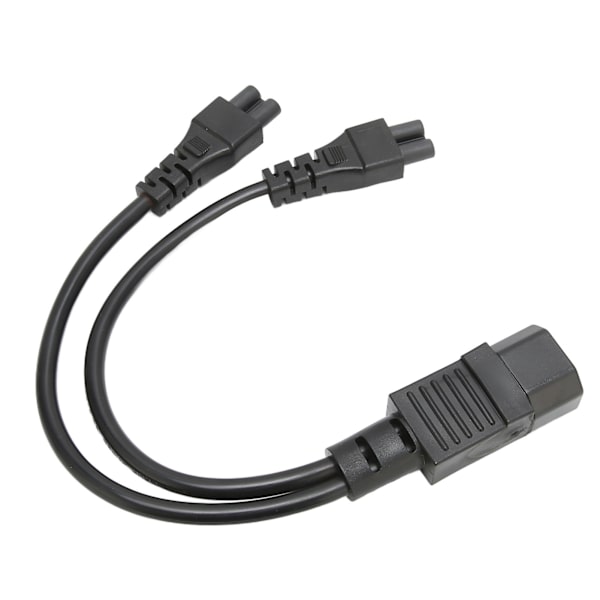 Splitter-strømstikledning IEC320 C14 han til dobbelt IEC320 C5 hun strømkabel til bærbar computerstrømadapter 100‑